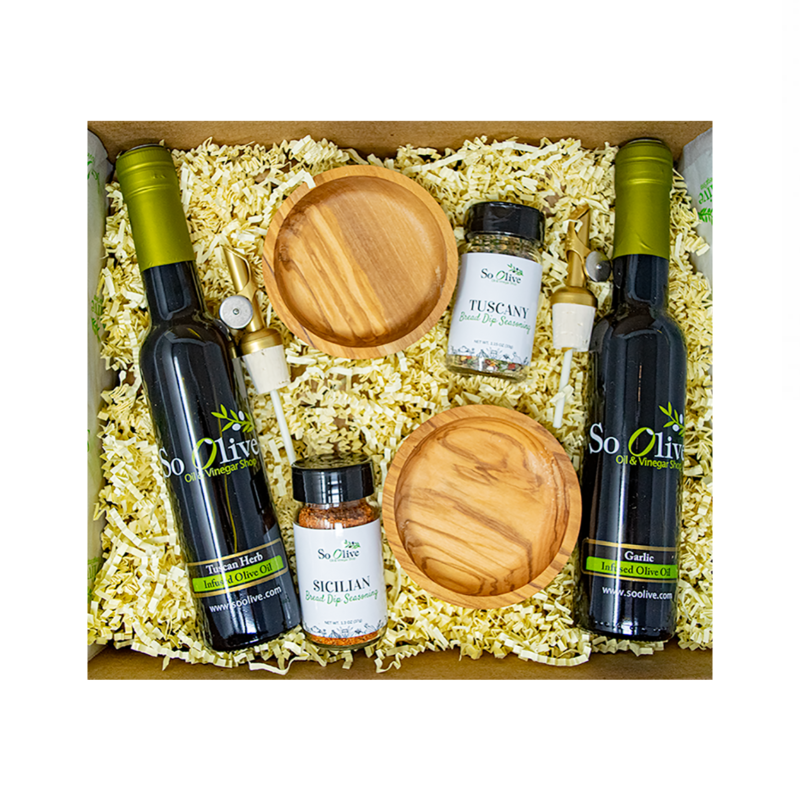 Olive Oil Bread Dipping Gift Set