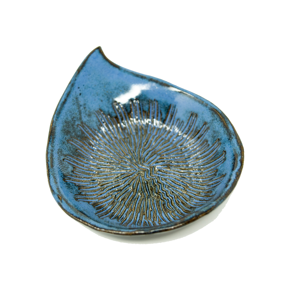 The Grate Plate Ceramic Grater: Blue
