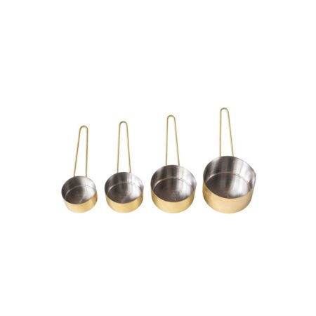 Gold Stainless Steel Measuring Cups