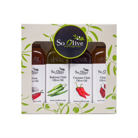 Fire and spice mini olive oil gift set