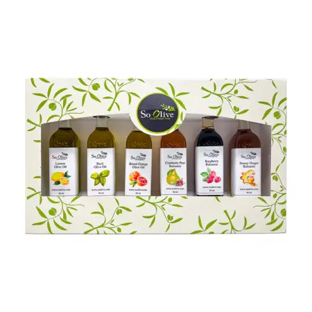 Salad lover olive oil gift set